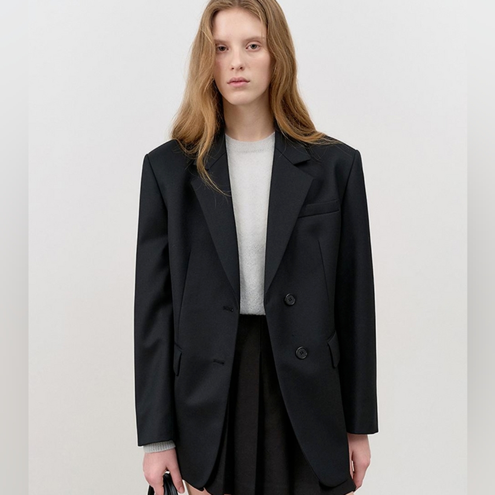 Dunst Essential Two Button Blazer (NWT)